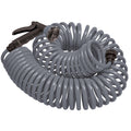 50' Gray Coil Hose w/8-Pattern Plastic Nozzle 27560