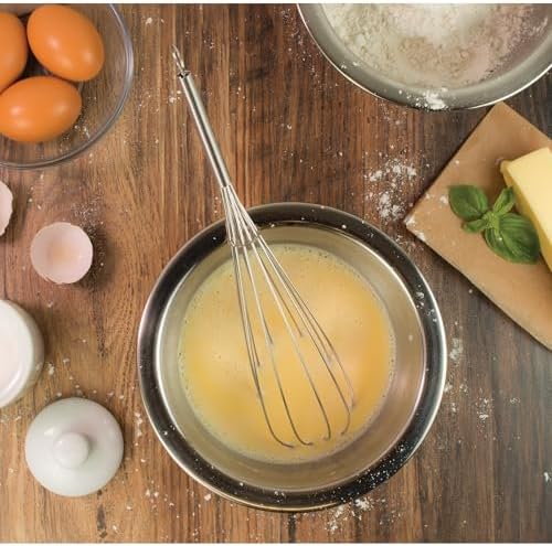 Mrs. Anderson’s Baking Egg and Batter Whisk, 18/8 Stainless Steel