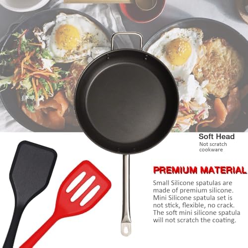 Small Silicone Serving Spatula Set of 4