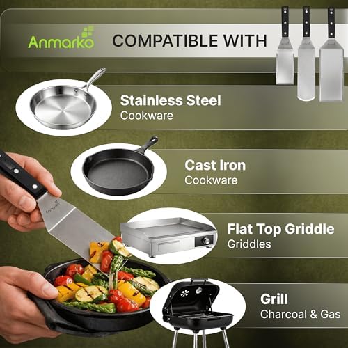 Stainless Steel Spatula Set