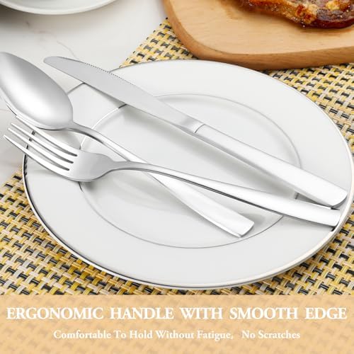 30 Piece Silverware Set Service