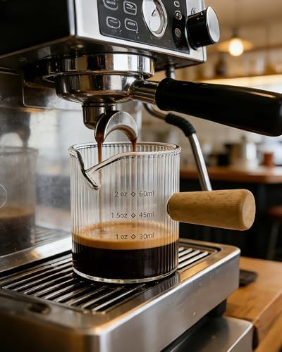 Espresso Measuring Cup 2 OZ, Espresso Glass Cups
