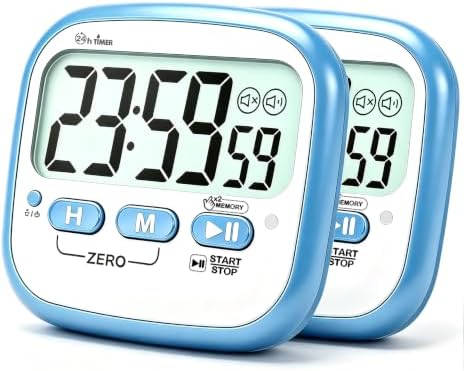 AyayaBoss 2-Pack Magnetic Kitchen Timers