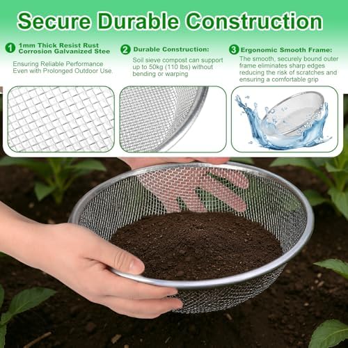 Soil Rock Sifter for Gardening