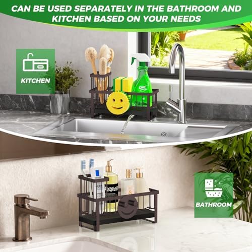 Sponge Holder for Kitchen Sink, Sink Caddy