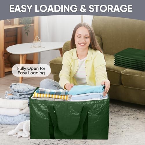 TICONN 8 Pack Extra Large Moving Bags Heavy Duty
