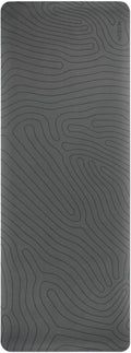4mm Cushioned Exercise Mat for Yoga & Pilates - Anti Slip, Polyurethane with Suede Top & Carrying Strap