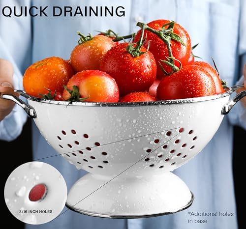 Reston Lloyd, 1.5 Quart Powder Coated Steel Kitchen Strainer Basket
