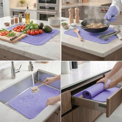 MicoYang Silicone Dish Drying Mat