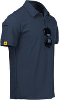 SCODI Mens Polo Shirts Performance Short Sleeve Tactical Shirts Athletic Golf Shirt for Men Daily Casual Collared T-Shirt
