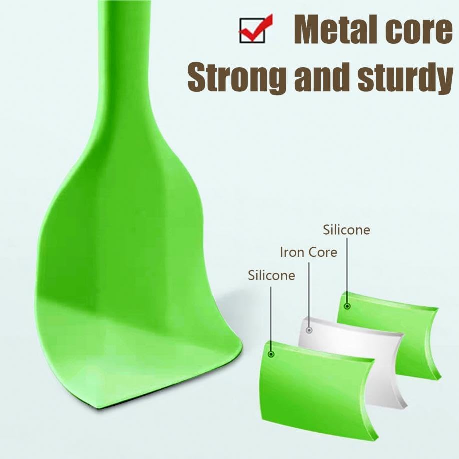 8 Pieces Silicone Spatulas, 8.5 inch Non-stick
