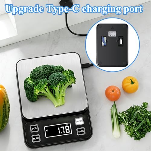 Full Waterproof Digital Scale IP67, 5kg Capacity 0.1g Accuracy Kitchen Scale