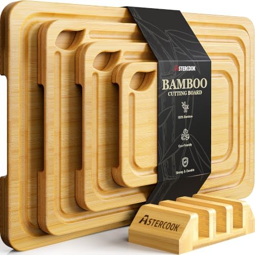 Astercook Nature Bamboo Cutting Boards