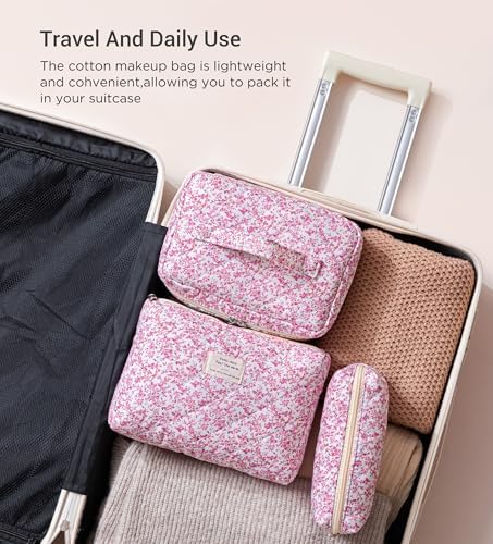 HBselect Quilted Makeup Bag