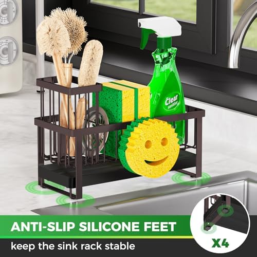 Sponge Holder for Kitchen Sink, Sink Caddy