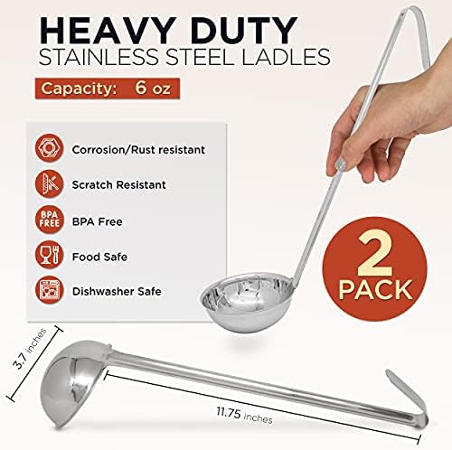 Fit Meal Prep Stainless Steel Soup Ladle