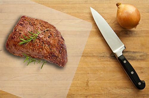 Better Kitchen Products Extra Thick Flexible Frosted Clear Plastic Cutting Mats