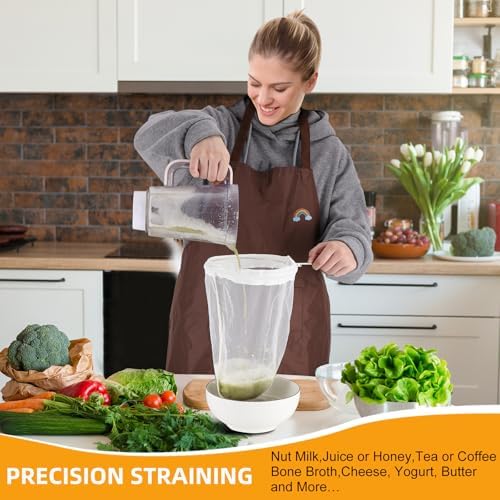 5 Pcs Premium Ultra Fine Mesh Strainer Bags