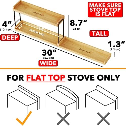 SpaceAid 30" Wide Kitchen Shelf Organizer