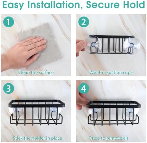 Sponge Holder for Kitchen Sink, Caddy Organizer