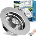 TGOSOMT Kitchen Sink Drain Strainer Stopper