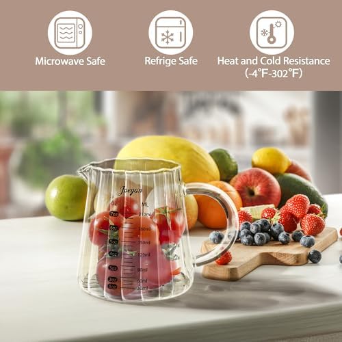 Joeyan 7 oz Glass Measuring Cups