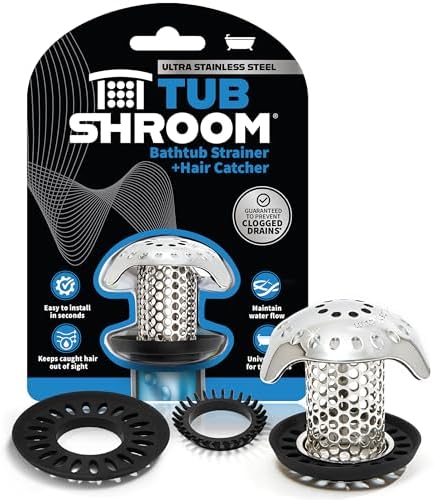 TubShroom Ultra Revolutionary Bath Tub Drain Protector Hair