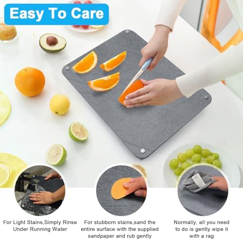 3Pcs Nesting Stone Drying Mat for Kitchen Counter, Quick Drying Stone Dish