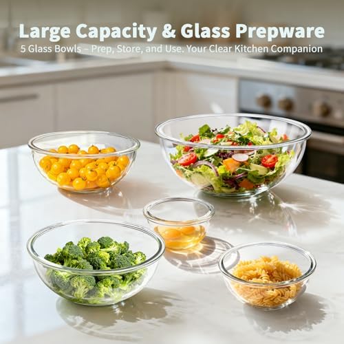 WhiteRhino Glass Mixing Bowl