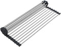 Searik Dish Drying Rack Roll Up Sink Drying Rack, Over The Sink Dish Rack
