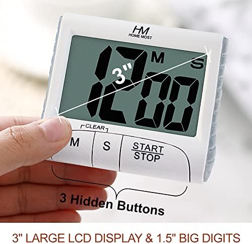 3" Large Display Kitchen Timer