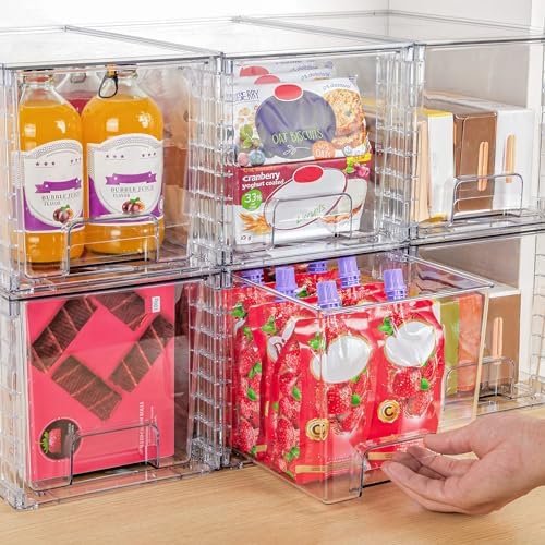 Vtopmart 2 Pack Large Stackable Storage Drawers
