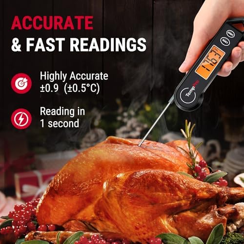 TempPro TempSwift 1 Sec Instant Read Meat Thermometer Digital