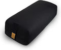 Yoga Bolster (26x10.5x5.5 in) Supportive Yoga Cushion for Restorative Yin Yoga Accessories Rectangular Bolster for Stretching Meditation Pillow 100% Organic Cotton Removable Washable Cover