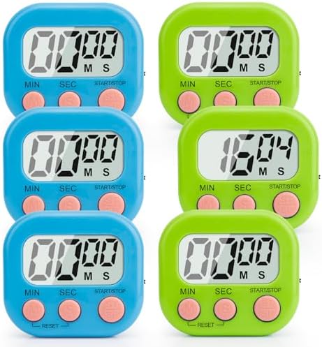 Digital Kitchen Timer, Magnetic Countdown Minute Simple Timer