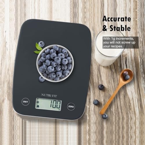 NUTRI FIT Digital Food Scale 11lb Kitchen Scales