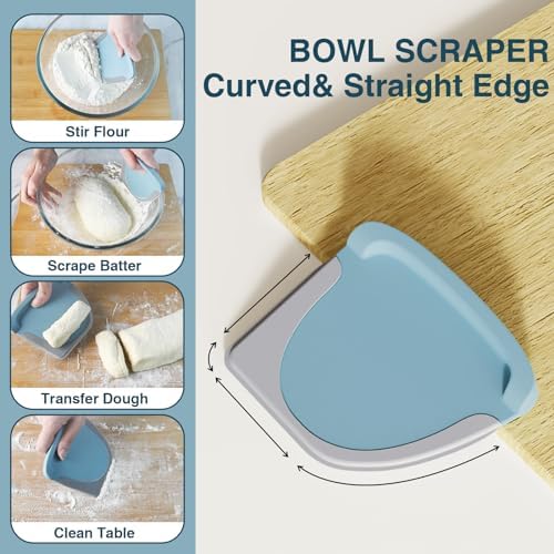 Bench Scraper Dough Scraper Bowl Pastry Scraper