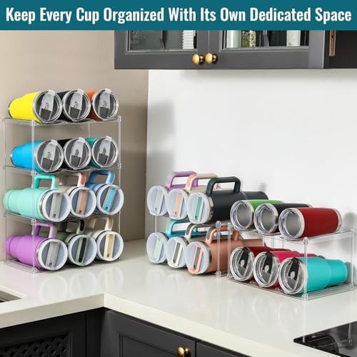 Premium Water Bottle Organizer for Stanley 40OZ & Various Bottles