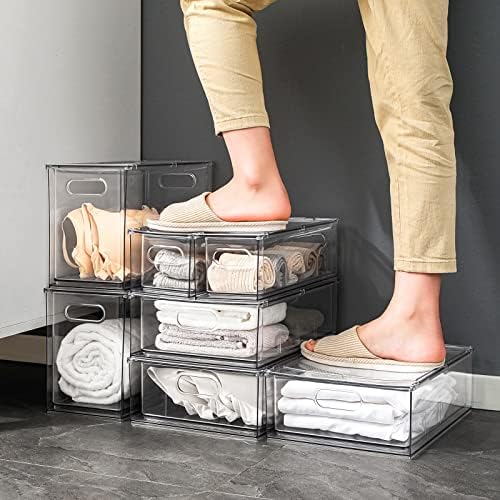 MANO Fridge Drawer Pull Out Stackable Bins