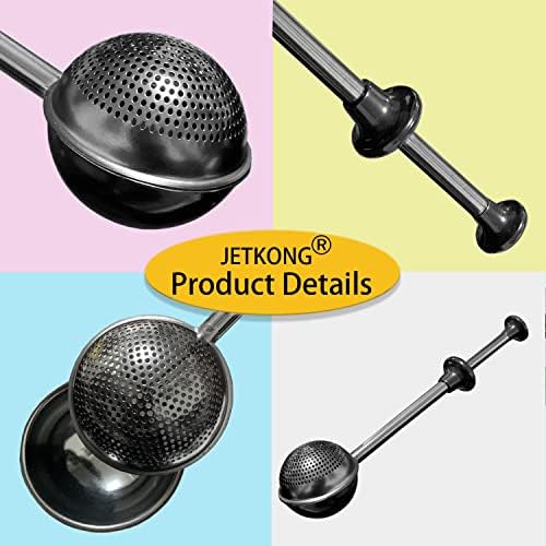 JETKONG Baker's Dusting Wand for Sugar, Flour and Spices, Stainless Steel