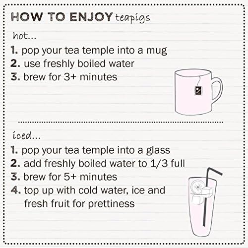 Teapigs Chamomile Herbal Tea Bags Made with Whole Flowers, caffeine-free, natural ingredients (1 Pack of 50 Teabags)