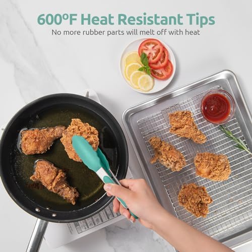 U-Taste Kitchen Tong for Cooking, 600ºF Heat-Resistant Silicon