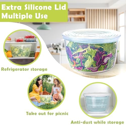 4.8 Qt Large Salad Spinner
