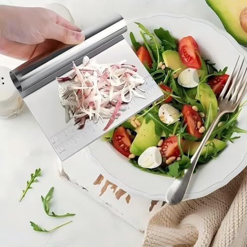Dough Pastry Scraper Stainless Steel Bench Scraper