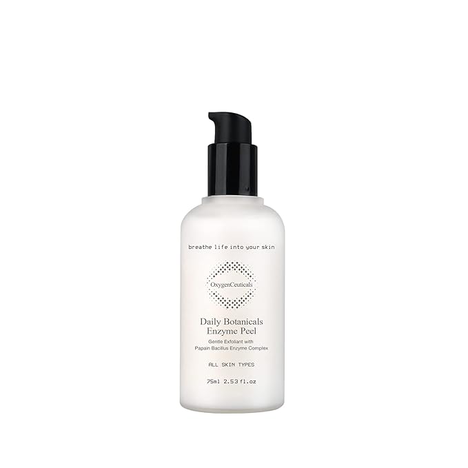 Daily Botanicals Enzyme Peel – Professional Natural Enzyme Peeling Gel, Made with Papaya & Pineapple Enzymes for Improves Acne Scars, Blackheads, Pore Size, and Skin Texture, 2.53 oz