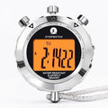 Stopwatch Timer, Digital Stop Watch with 0.01second & 0.001second Timing, Metal 10/100/400 Laps Memory, Rolilink Large dispaly Alarm Clock for Coach Sports Running Marathon