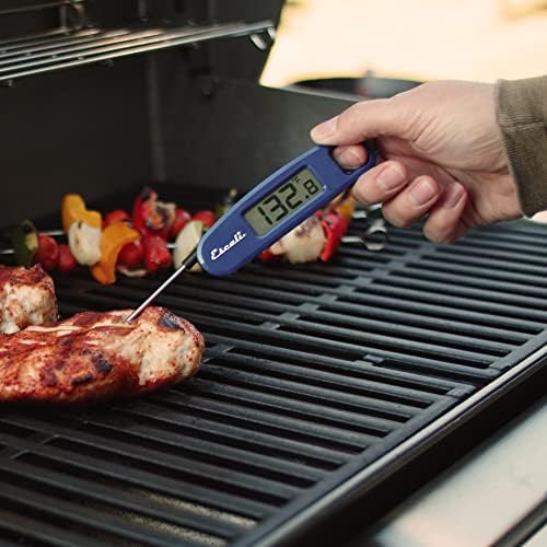 Escali Compact Portable Meat Candy Folding Digital Thermometer, Backlit Display