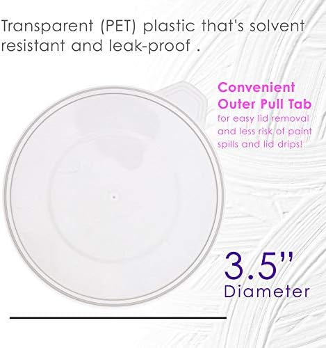 Pouring Masters 12-Pack Mixing Cup Lids