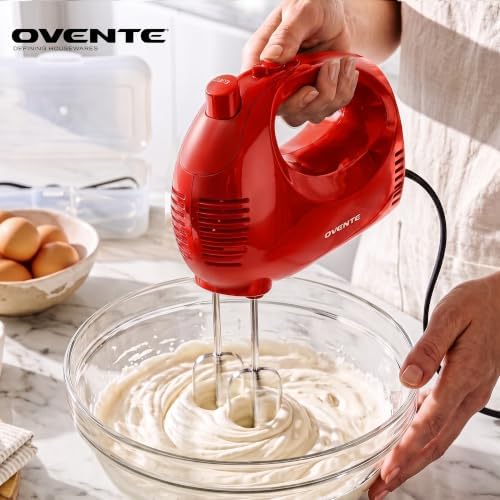OVENTE 5-Speed Electric Hand Mixer