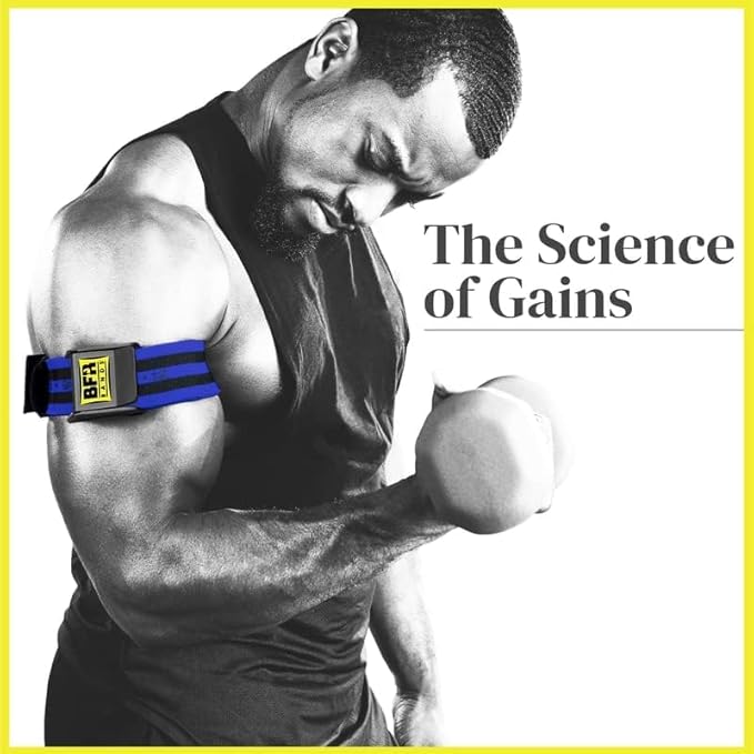 Bands Blood Flow Restriction Bands for Arms Legs & Glutes Extra Wide 2" Straps for Occlusion Training Quick-Release Elastic Strap Ideal for Muscle Growth Without Heavy Weights